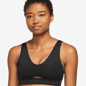 Women's Nike Dri-FIT indy plunge cutout bra