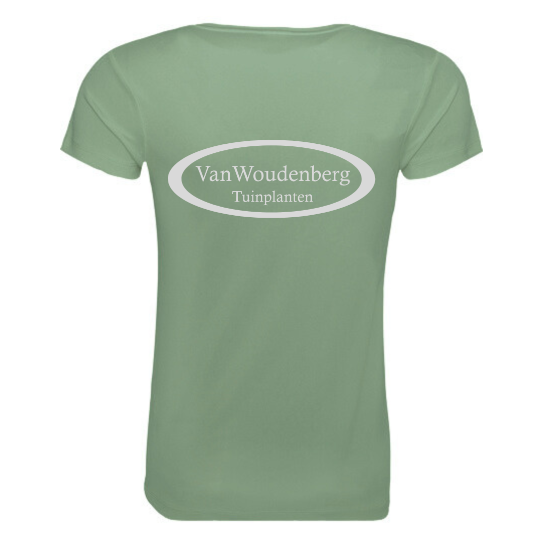 Shirt polyester dames - van Woudenberg Tuinplanten - Image 2