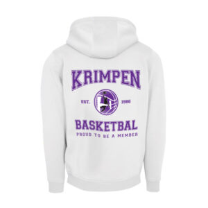 BV Krimpen Hoodie Wit - Proud to be a Member