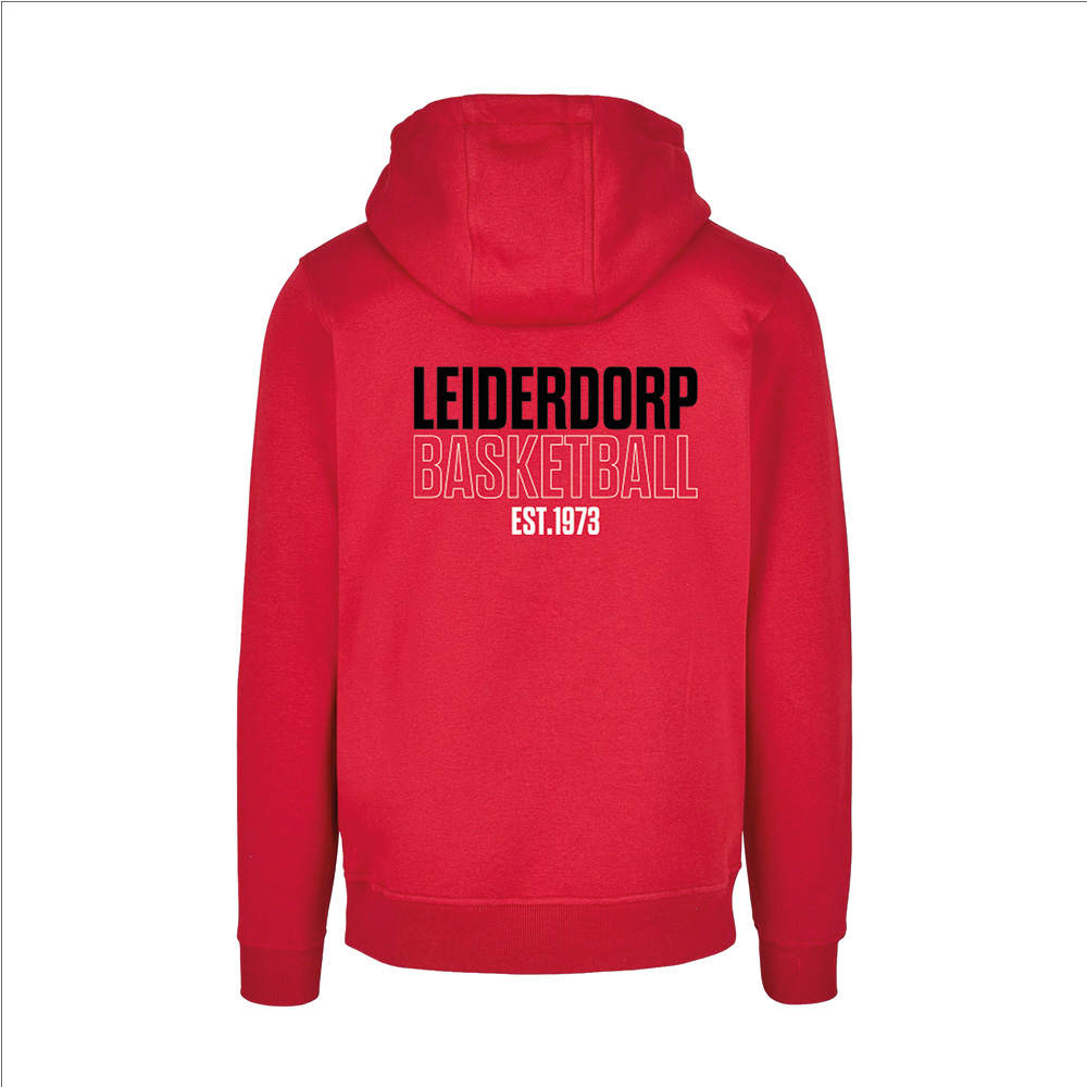BV Leiderdorp - Hoodie rood - Image 2