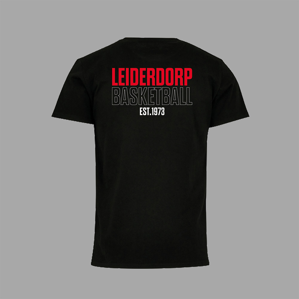 BV Leiderdorp - Shirt katoen zwart - Afbeelding 2