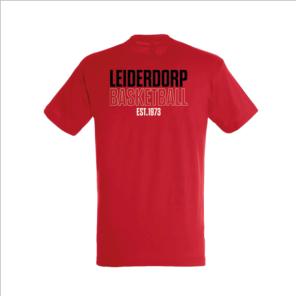 BV Leiderdorp - Shirt katoen rood - Image 2