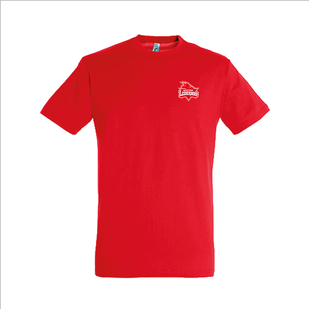 BV Leiderdorp - Shirt katoen rood