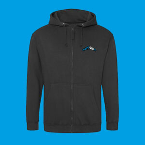 Zipper Hoodie zwart - Plitt Gym